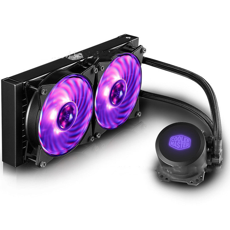 Enfriador de CPU Bingshen 240Rgb con refrigeración líquida, bomba de agua de doble cámara, diseño de microcanal y ventilador equilibrado. My stor