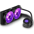 Enfriador de CPU Bingshen 240Rgb con refrigeración líquida, bomba de agua de doble cámara, diseño de microcanal y ventilador equilibrado. My stor