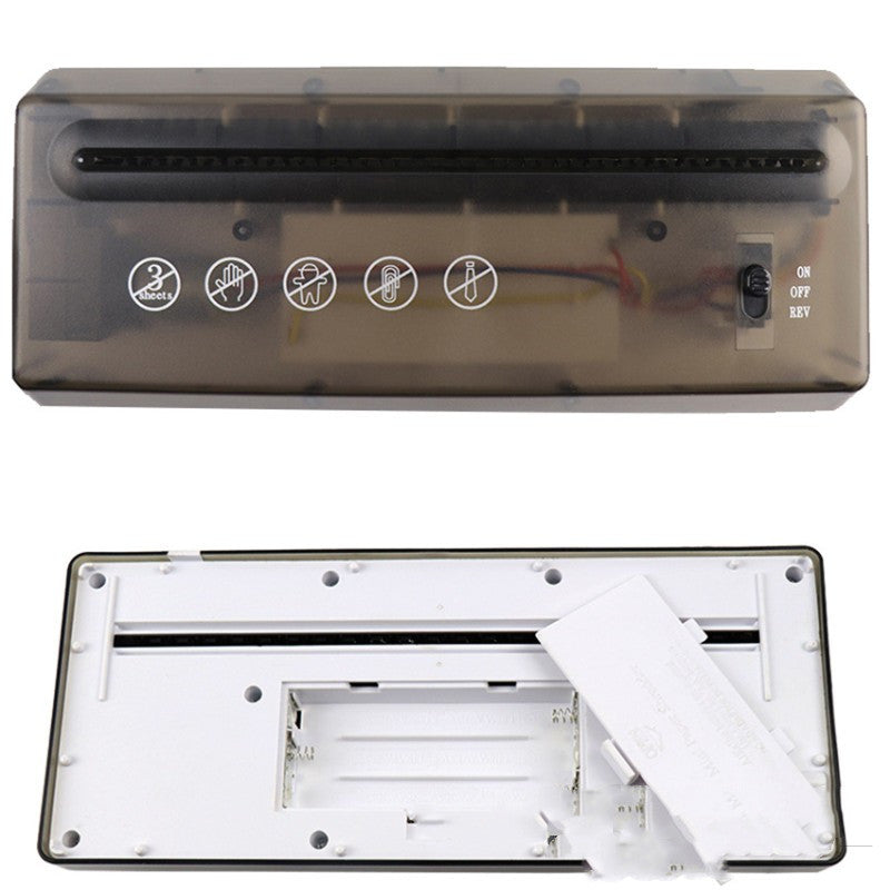 Small Electric A4 Paper Shredder Strip Cut Desktop Office US My stor