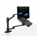 Aluminum Multifunction Ergonomics Desk Laptop Stand Monitor Desktop Holder Computer Full Motion With Column Bar My stor
