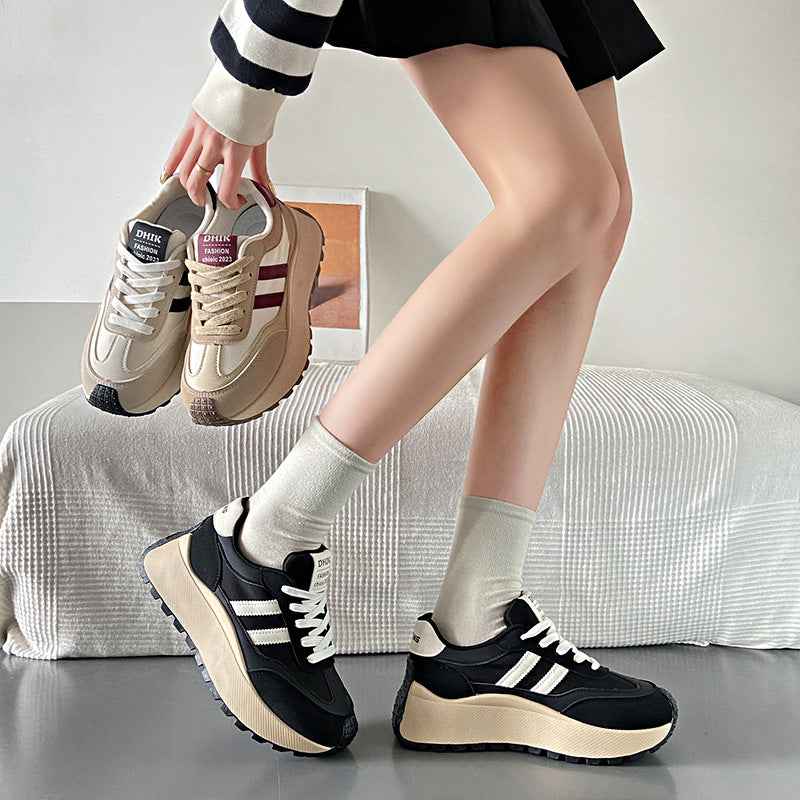 Womens Spring Sneakers For Students That Add Height