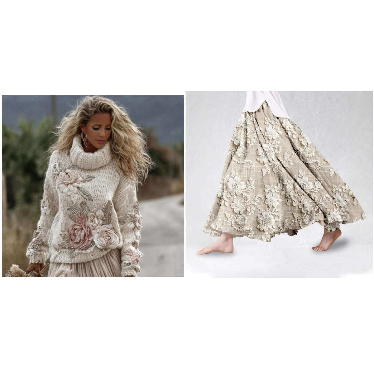 Suéter con capucha y cuello alto estampado para mujer, estilo europeo y americano, nuevo My stor