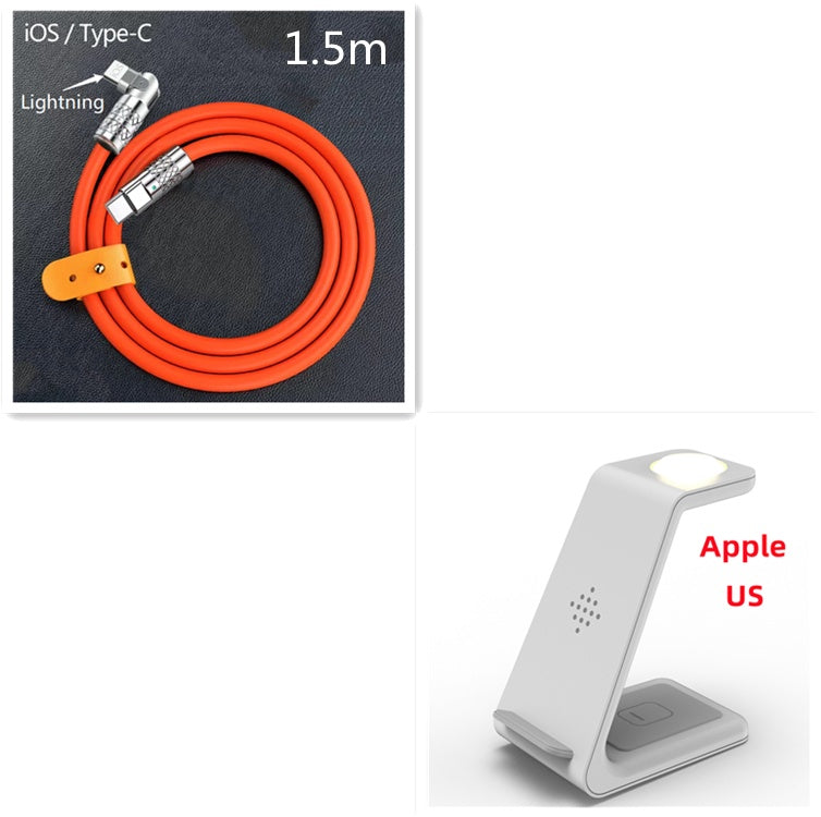 Estación de carga rápida 3 en 1, cargador inalámbrico, base de carga rápida inalámbrica para teléfono My stor