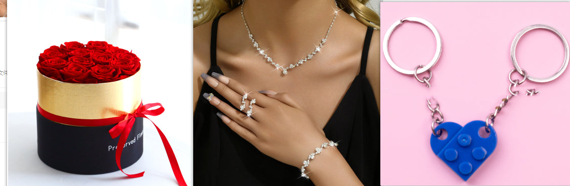 Rosas eternas en caja, rosas reales preservadas, regalo de San Valentín, flores artificiales románticas. My stor