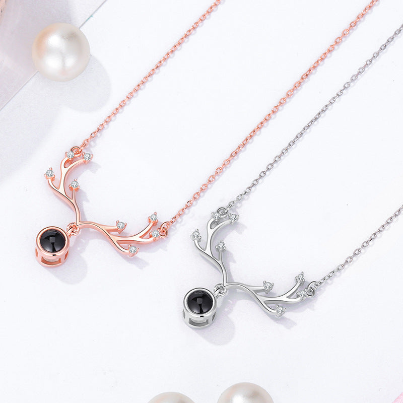 A deer has you 100 languages I love you necklace My stor