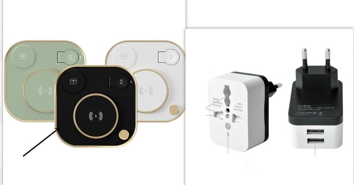 Nuevos cargador magnetico inalambrico tres en uno de 15 W,lampara de escritorios My stor