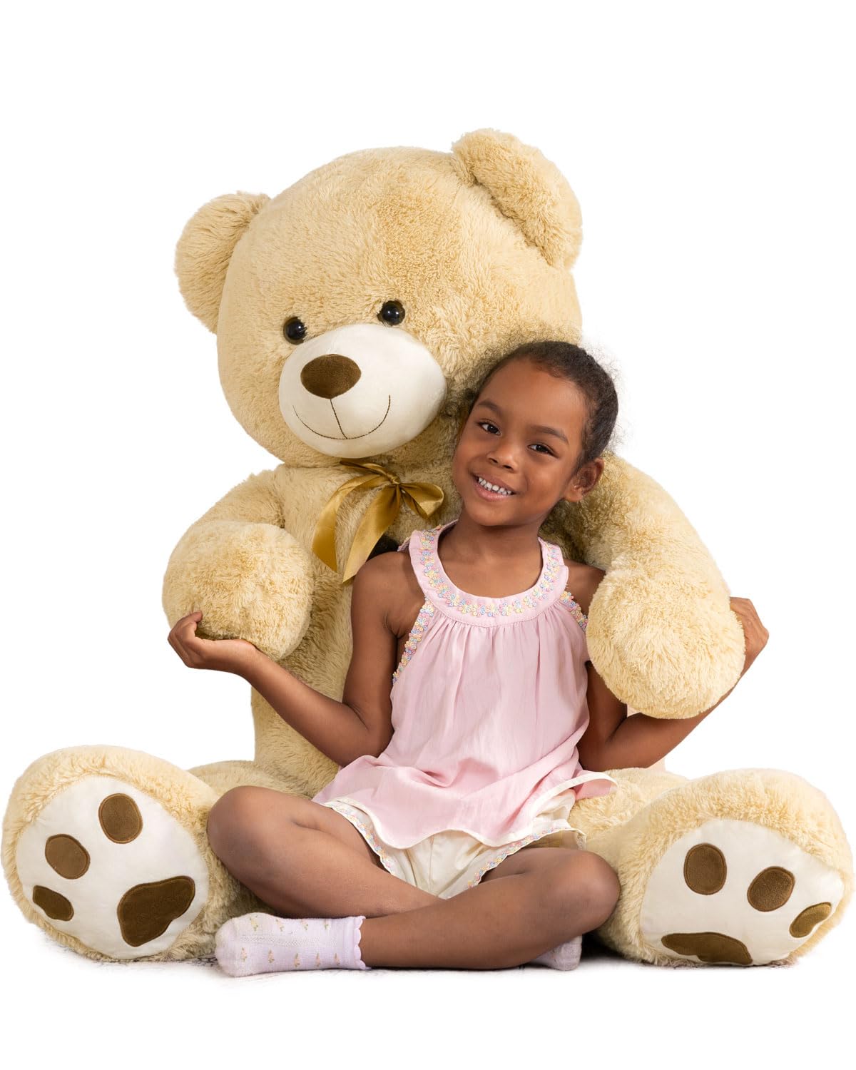 MaoGoLan Big Teddy Bear 55 inches Giant Bear Stuffed Animals Large Plushies Life Size Teddy for Children Adults My stor