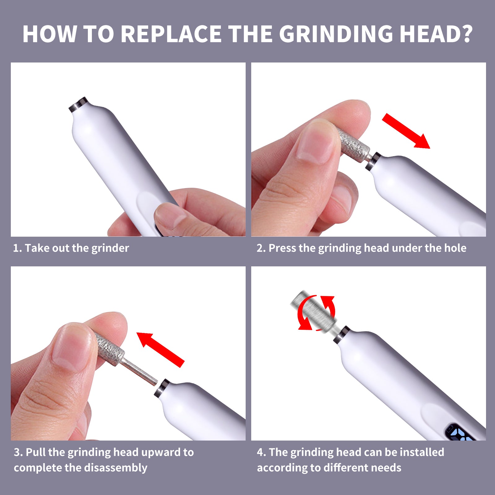 Electric Nail Drill With Drill Bit And Sanding Belt - Cordless Professional Nail Polish For Nail And Foot Care, Portable Nail Drill Machine Kit For Acrylic Gel Nails, Beginner's Nail Technique Supplie My stor