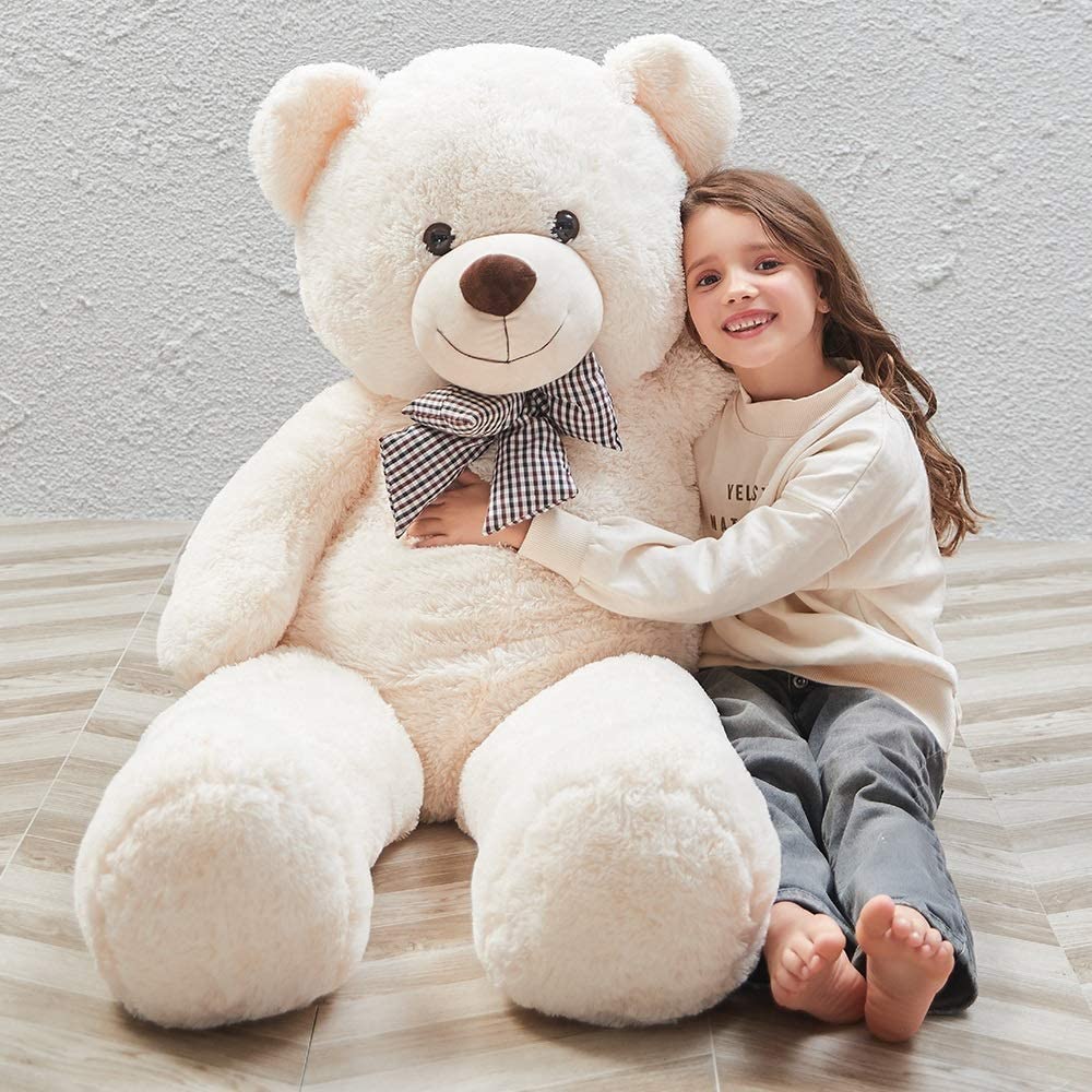 MaoGoLan Big Teddy Bear 55 inches Giant Bear Stuffed Animals Large Plushies Life Size Teddy for Children Adults My stor