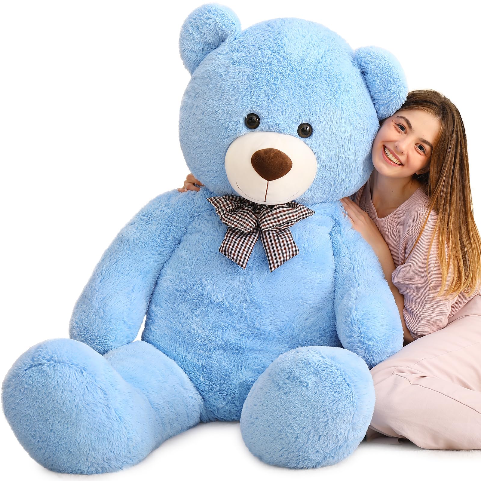 MaoGoLan Big Teddy Bear 55 inches Giant Bear Stuffed Animals Large Plushies Life Size Teddy for Children Adults My stor