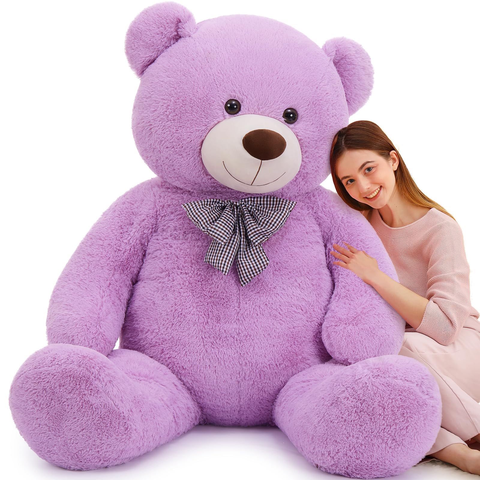 MaoGoLan Big Teddy Bear 55 inches Giant Bear Stuffed Animals Large Plushies Life Size Teddy for Children Adults My stor