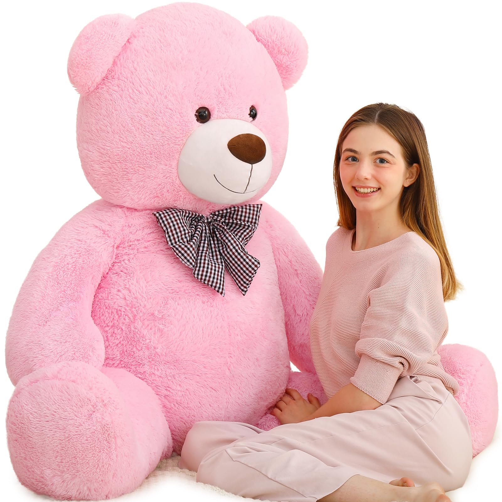 MaoGoLan Big Teddy Bear 55 inches Giant Bear Stuffed Animals Large Plushies Life Size Teddy for Children Adults My stor