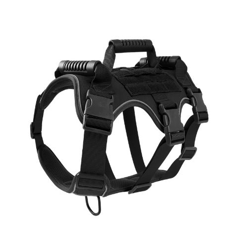 Pet Dog Anti-breakaway And Anti-rush Reflective Breathable Chest Harness For Walking Medium And Large Dogs, Tactical Chest Harness My stor