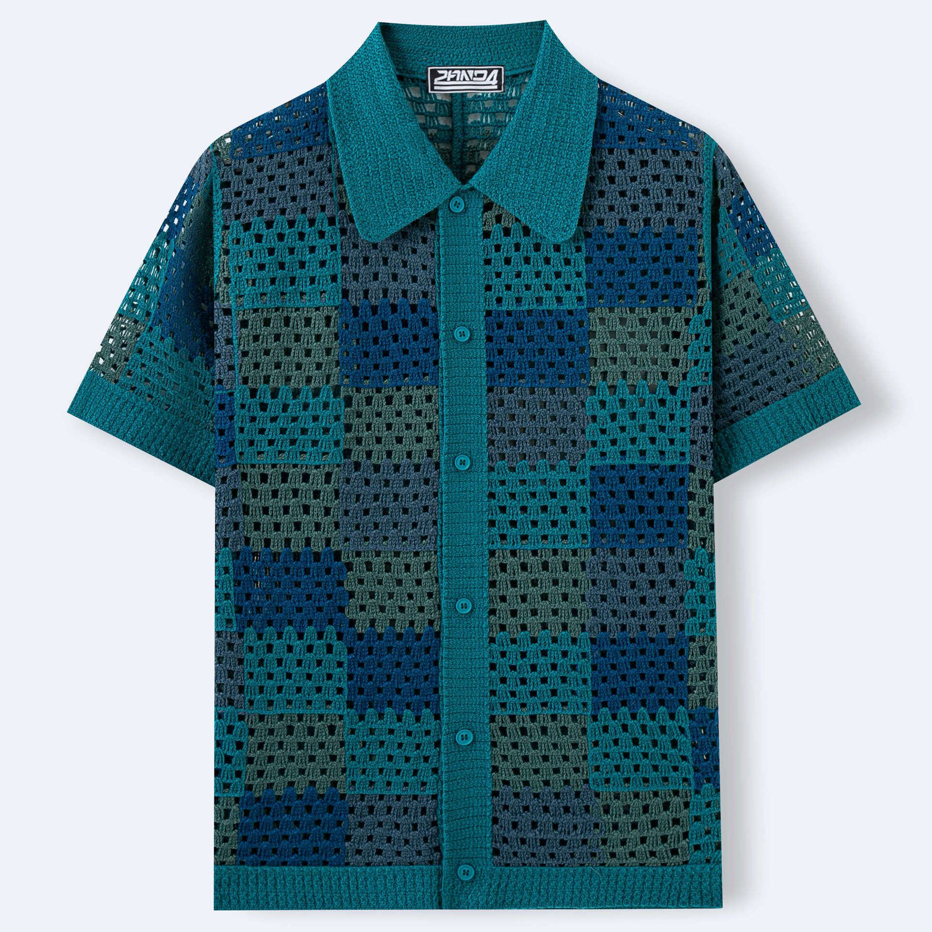 sueter de punto tipo cardigan de manga corta para hombre My stor