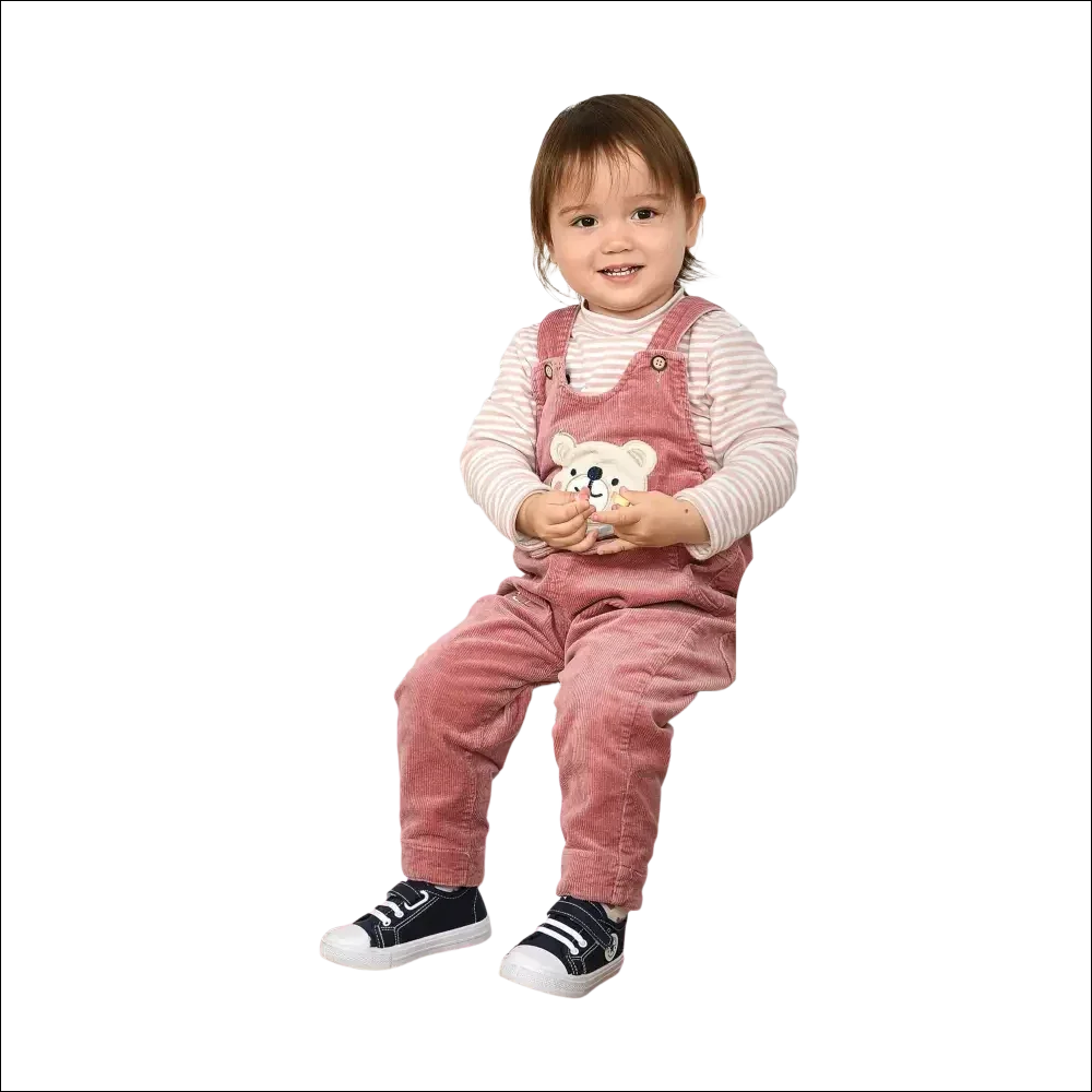 Caja de juguetes de madera rosa y blanco con estrellas para niños