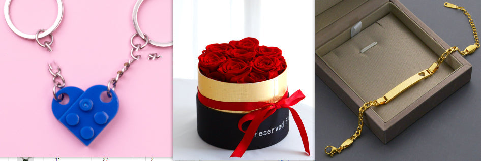 Rosas eternas en caja, rosas reales preservadas, regalo de San Valentín, flores artificiales románticas. My stor