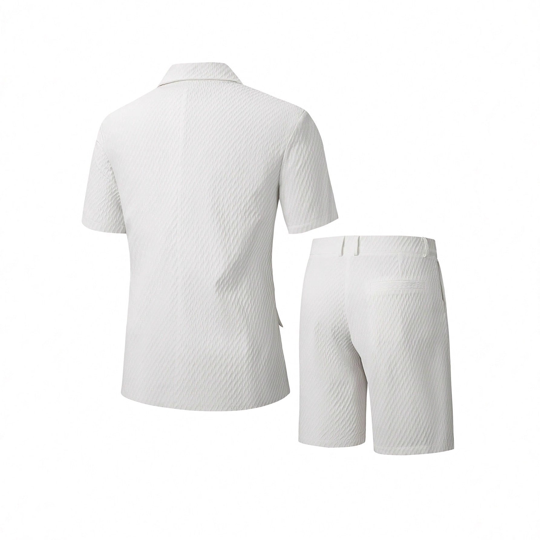 Mens Slim-fit Business-casual Short Two-piece Suit My stor